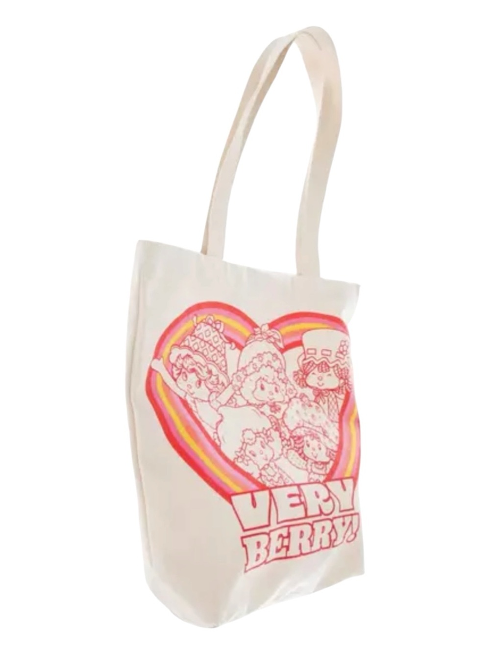 Very Berry Strawberry Shortcake Canvas Tote Bag - Picture 4 of 4